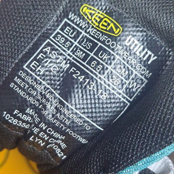 KEEN Vista Energy Utility Carbon Toe Work Shoes Women's Sz 9 M Vapor Porcelain - Picture 9 of 9